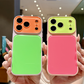 🎁 NU 50% KORTING! Levendig dopamine-hoesje van acryl – contrasterende kleuren die je stijl een boost geven en je iPhone beschermen 📱🌈