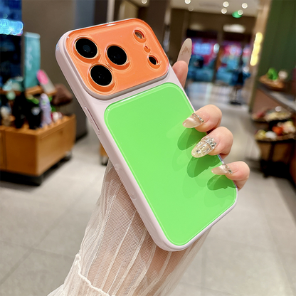 🎁 NU 50% KORTING! Levendig dopamine-hoesje van acryl – contrasterende kleuren die je stijl een boost geven en je iPhone beschermen 📱🌈