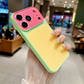 🎁 NU 50% KORTING! Levendig dopamine-hoesje van acryl – contrasterende kleuren die je stijl een boost geven en je iPhone beschermen 📱🌈