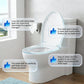 🚽💤 50% KORTING! Toiletbril met langzame sluiting – Geen geklap meer. Scharnieren met snelsluiting, eenvoudig te verwijderen. Geschikt voor U-, V- en O-vormen. Een rustgevende upgrade voor je badkamer! 🛁✅