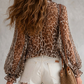 🐆 Dames V-hals Luipaardprint Top | Stijlvol & Trendy – Nu met Zomerkorting! 🌟