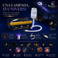🌌 NU 50 % KORTING! 💫 USB-lamp met sterrenhemelprojectie – 13 verwisselbare filmschijfjes & flexibele hals – perfect voor de slaapkamer ✨