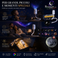 🌌 NU 50 % KORTING! 💫 USB-lamp met sterrenhemelprojectie – 13 verwisselbare filmschijfjes & flexibele hals – perfect voor de slaapkamer ✨