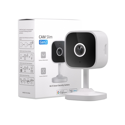 📷 Slimme AI-beveiligingscamera | 1080P-nachtzicht in kleur · Bewegingsdetectie · AI-mensdetectie · Tweeweg-audio | Binnen/buiten