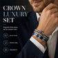👑 50% KORTING! 💎 3-delige armbandenset voor heren met kroonmotief – Luxe uitstraling, duurzaam en veelzijdig – Perfect voor dagelijks gebruik en speciale gelegenheden ✨