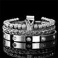 👑 50% KORTING! 💎 3-delige armbandenset voor heren met kroonmotief – Luxe uitstraling, duurzaam en veelzijdig – Perfect voor dagelijks gebruik en speciale gelegenheden ✨