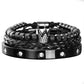 👑 50% KORTING! 💎 3-delige armbandenset voor heren met kroonmotief – Luxe uitstraling, duurzaam en veelzijdig – Perfect voor dagelijks gebruik en speciale gelegenheden ✨