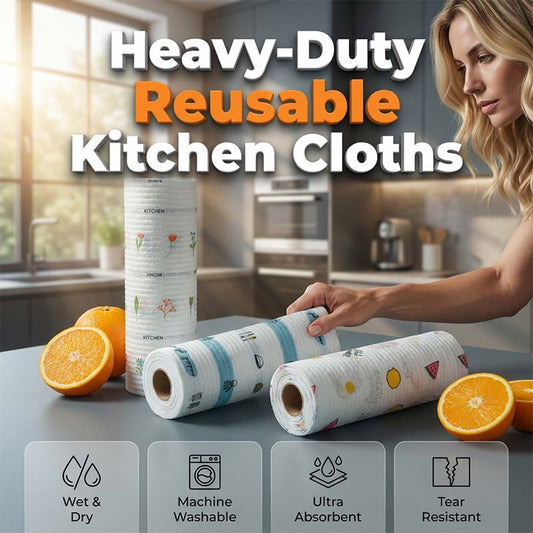 🧼 NU 50% KORTING! ✨ Wegwerpdoekje – geschikt voor alle oppervlakken, laat geen strepen achter, pluisvrij, absorberend en perfect voor glas, schermen of in de keuken – na gebruik weggooien 🗑️