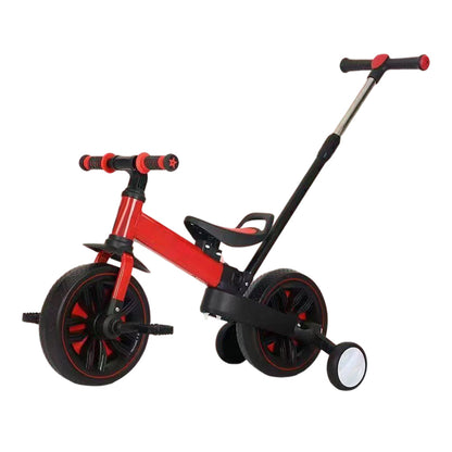💥 50% korting! 🚲 3-in-1-driewieler voor kinderen – kinderwagen, driewieler & loopfiets. Licht (2,8 kg) & opvouwbaar. Zeer sterk koolstofstaal, EVA-wielen. Voor kinderen van 2–6 jaar, max. 90 kg. Rood/blauw/roze/geel 🛡️