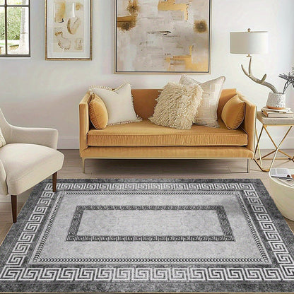 🧶 50 % KORTING! 🏠 Antislipmat met korte pool – zacht, slijtvast en onderhoudsvriendelijk – perfect voor de woonkamer en de hal 🚪