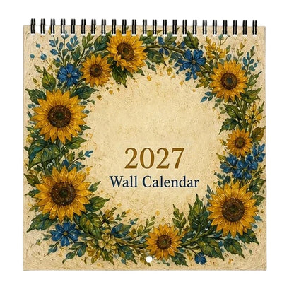 🎨 Kunstwandkalender 2027 – Op Van Gogh geïnspireerde bloemmotieven voor thuis en op kantoor