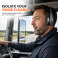 Draadloze Bluetooth-headset voor callcenters met ENC (omgevingsruisonderdrukking) en automatische koppeling, geschikt voor klantenservice en vrachtwagenchauffeurs