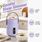 🍲50% KORTING! Multifunctionele elektrische kookpot van 1 liter – keramische antiaanbaklaag, warmtebehoud tot 8 uur en 360°-verwarming voor gezond en stil koken, waar je ook bent 🏆✨