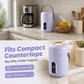 🍲50% KORTING! Multifunctionele elektrische kookpot van 1 liter – keramische antiaanbaklaag, warmtebehoud tot 8 uur en 360°-verwarming voor gezond en stil koken, waar je ook bent 🏆✨